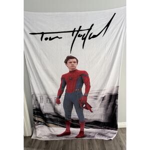 Spiderman Large Blanket for Full Size Bed Soft Plush Fleece Throw Blanket